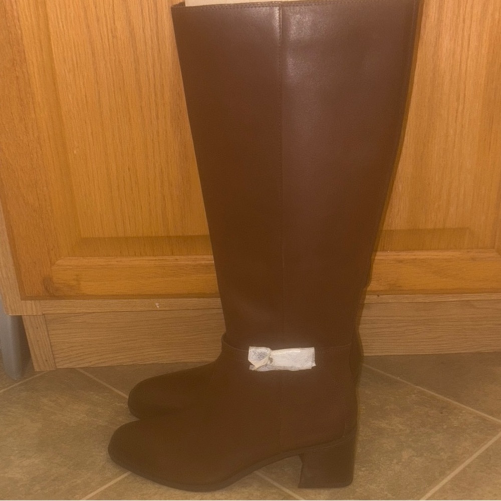 Naturalizer Brown Over the Knee Boots with Sturdy Construction